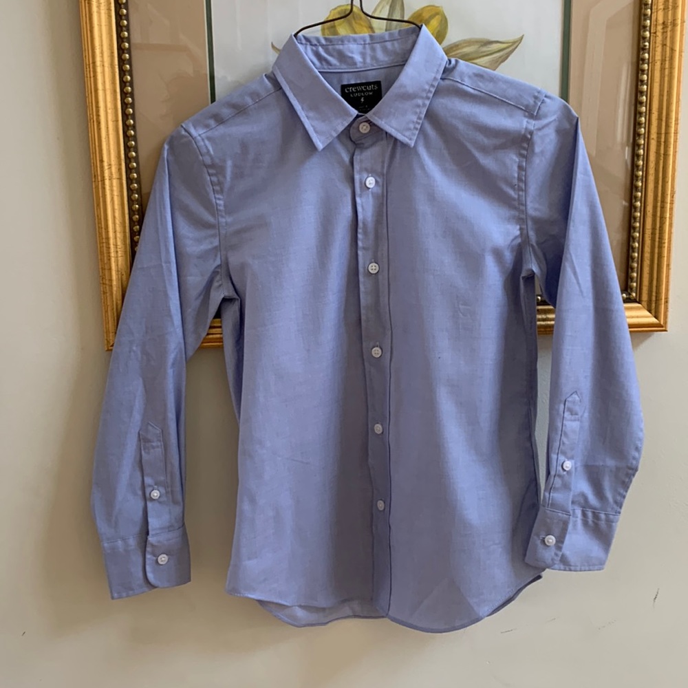 crewcuts ludlow long sleeve button down dress shirt size 8